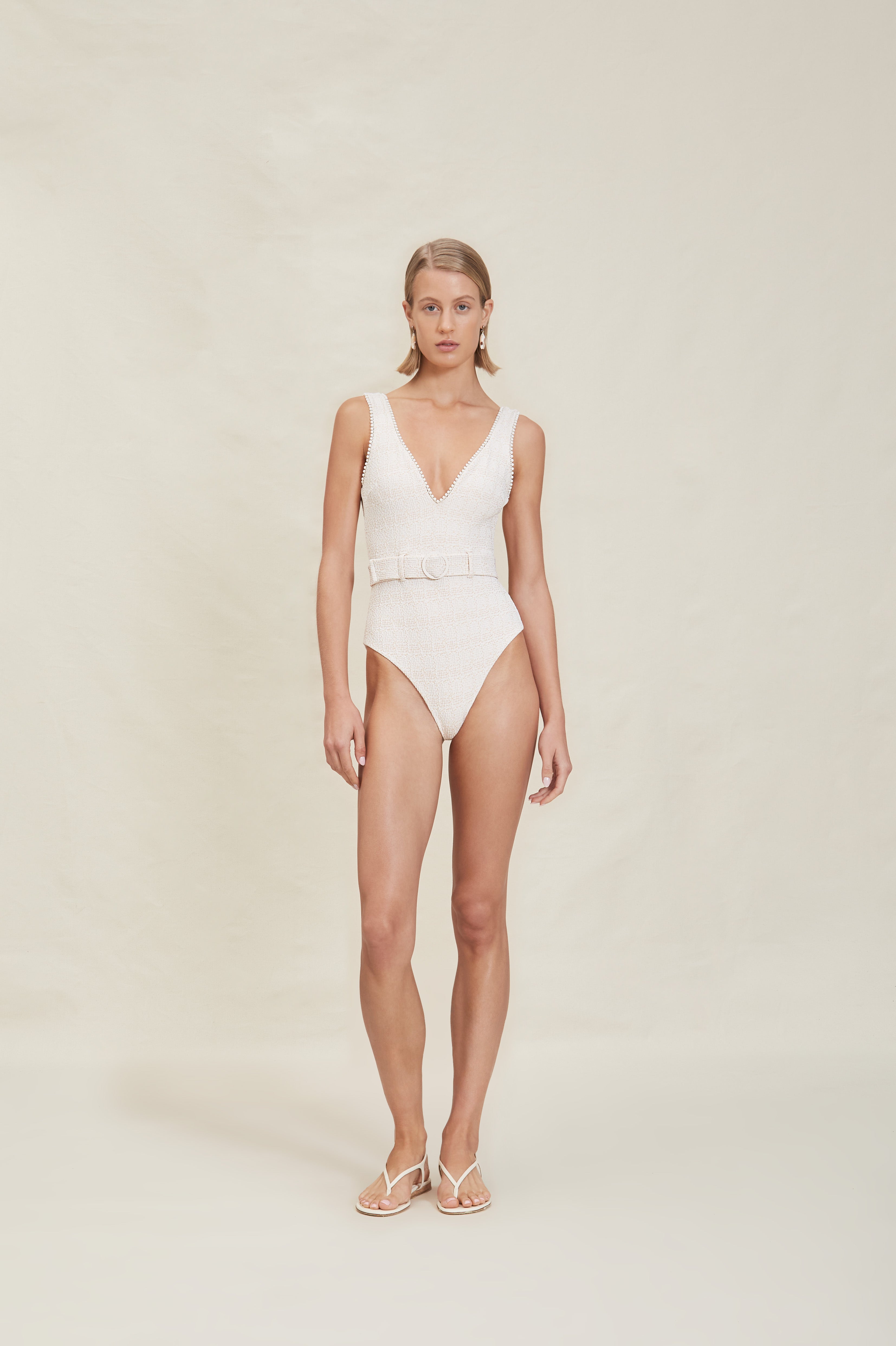 Pearl Belted One Piece Swim Suit – Pippa & Pearl